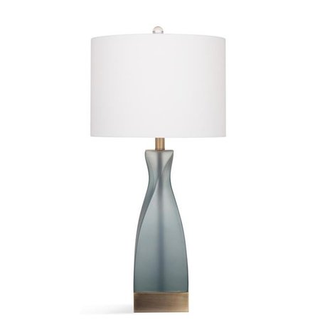 BASSETT MIROR CO INC Bassett Mirror L3426TEC Anthea Table Lamp; Frosted Blue L3426TEC